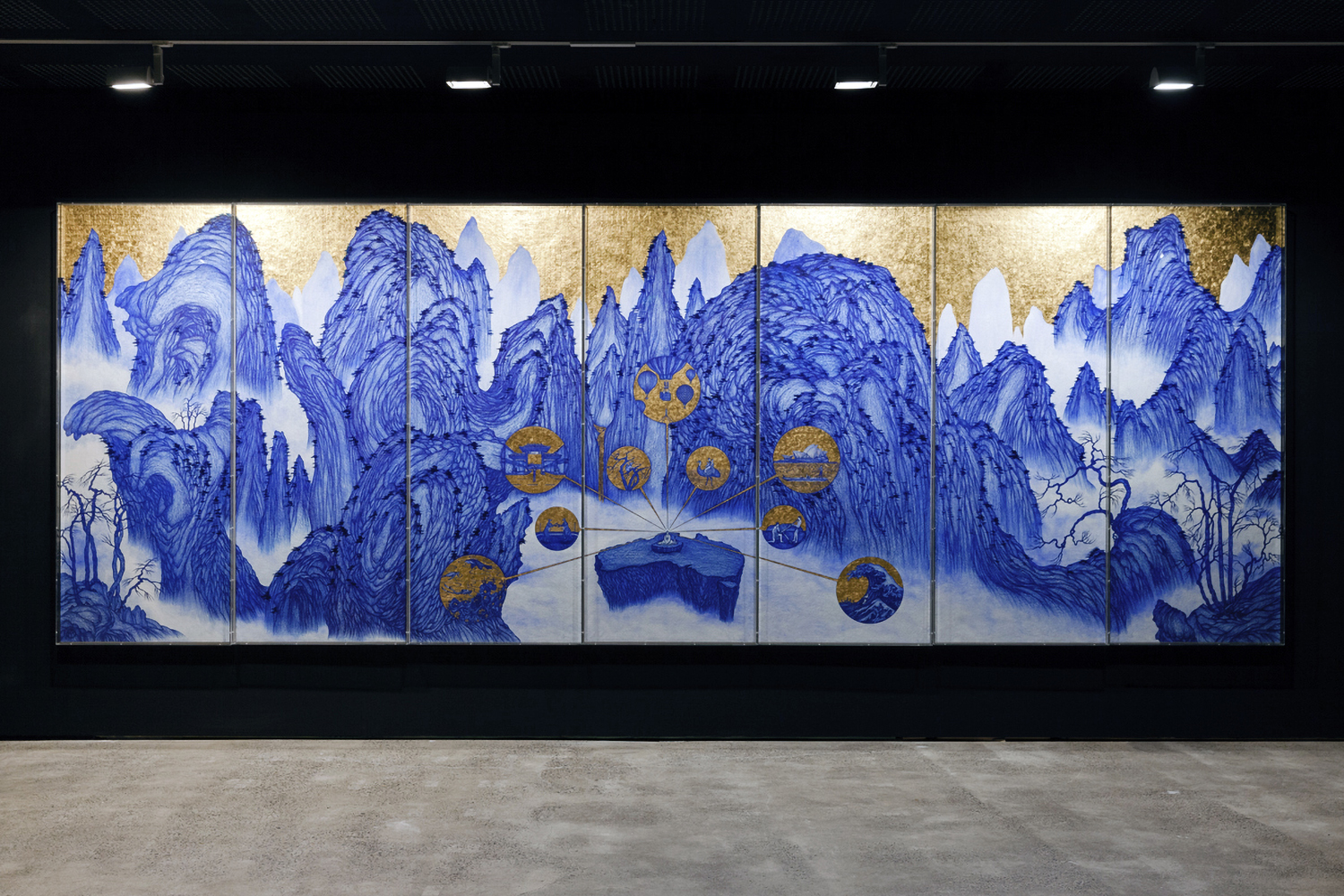 Installation view of Yao Jui-chung, Yao's Journey to Australia 2015