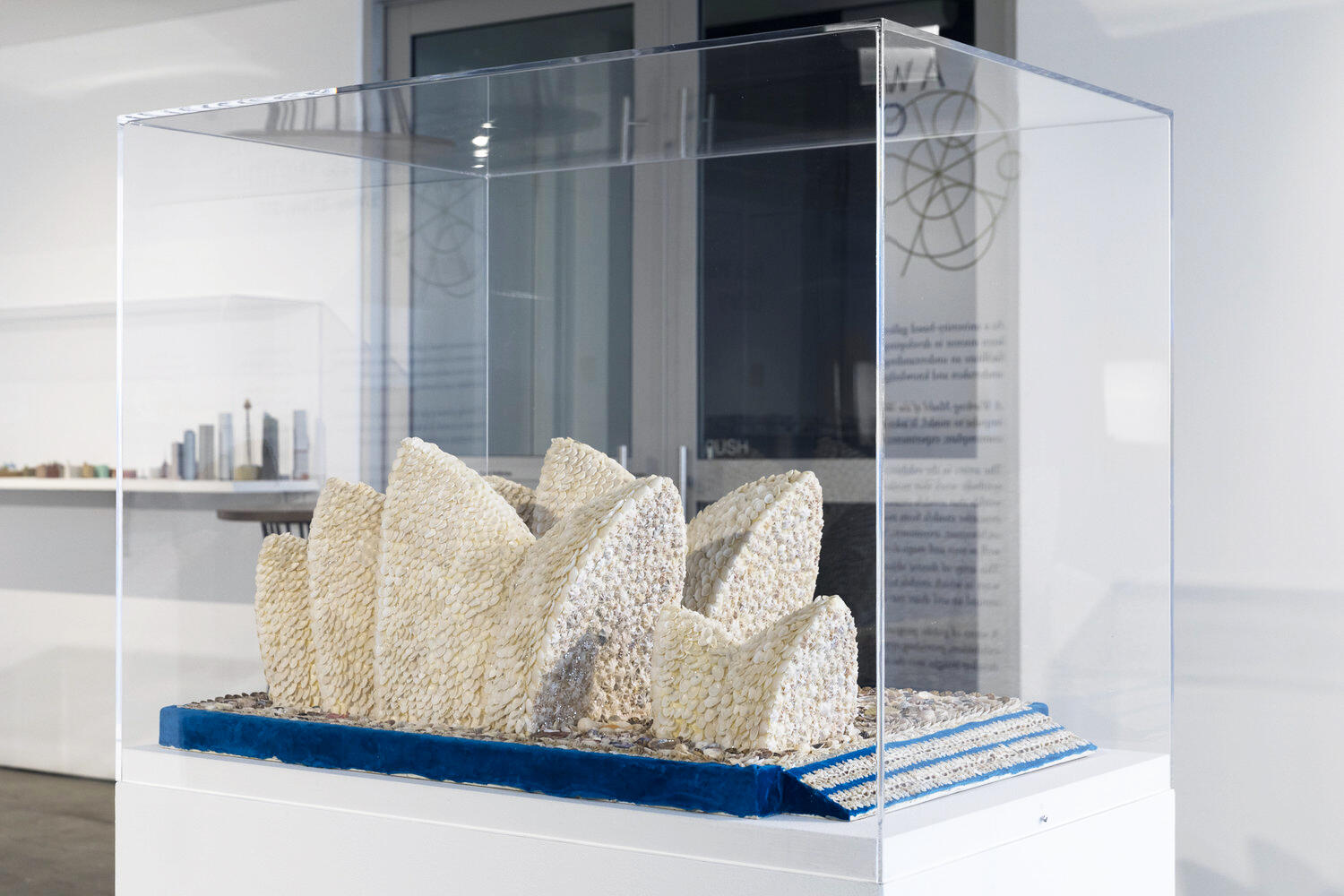 Installation view of Esme Timbery, (Untitled) Opera House 2002.