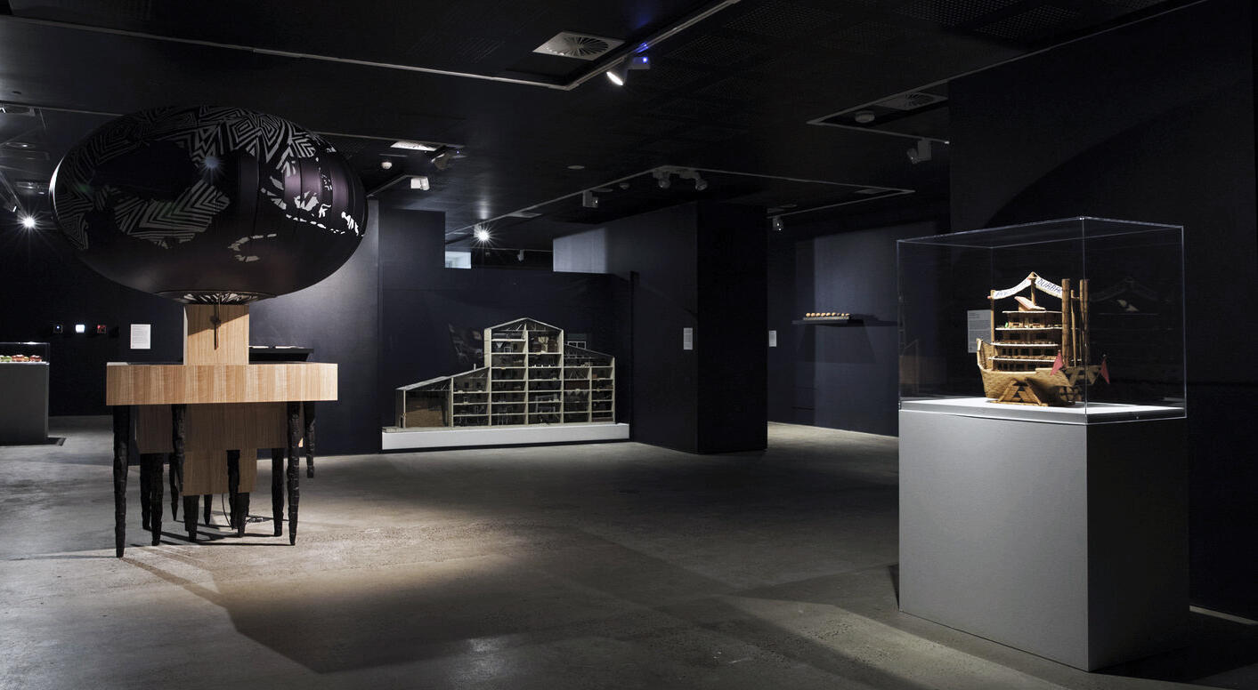 Installation view, 'A Working Model of the World', UNSW Galleries, 2017.