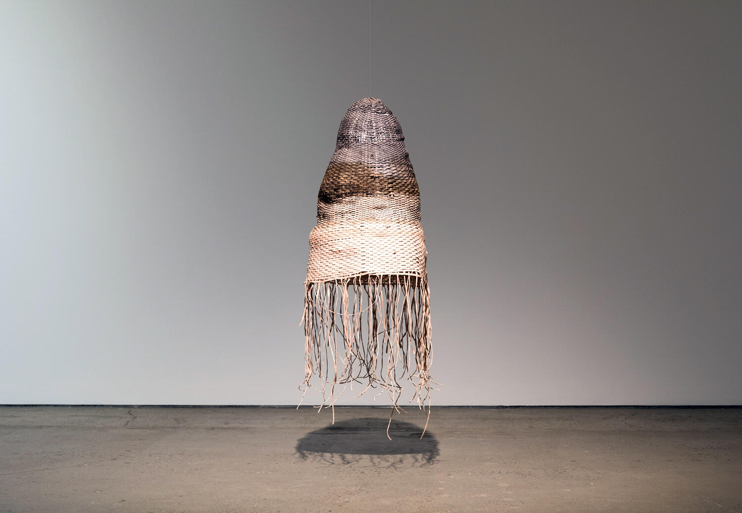Installation view of Lucy Simpson, Yulay (skin) 2018.