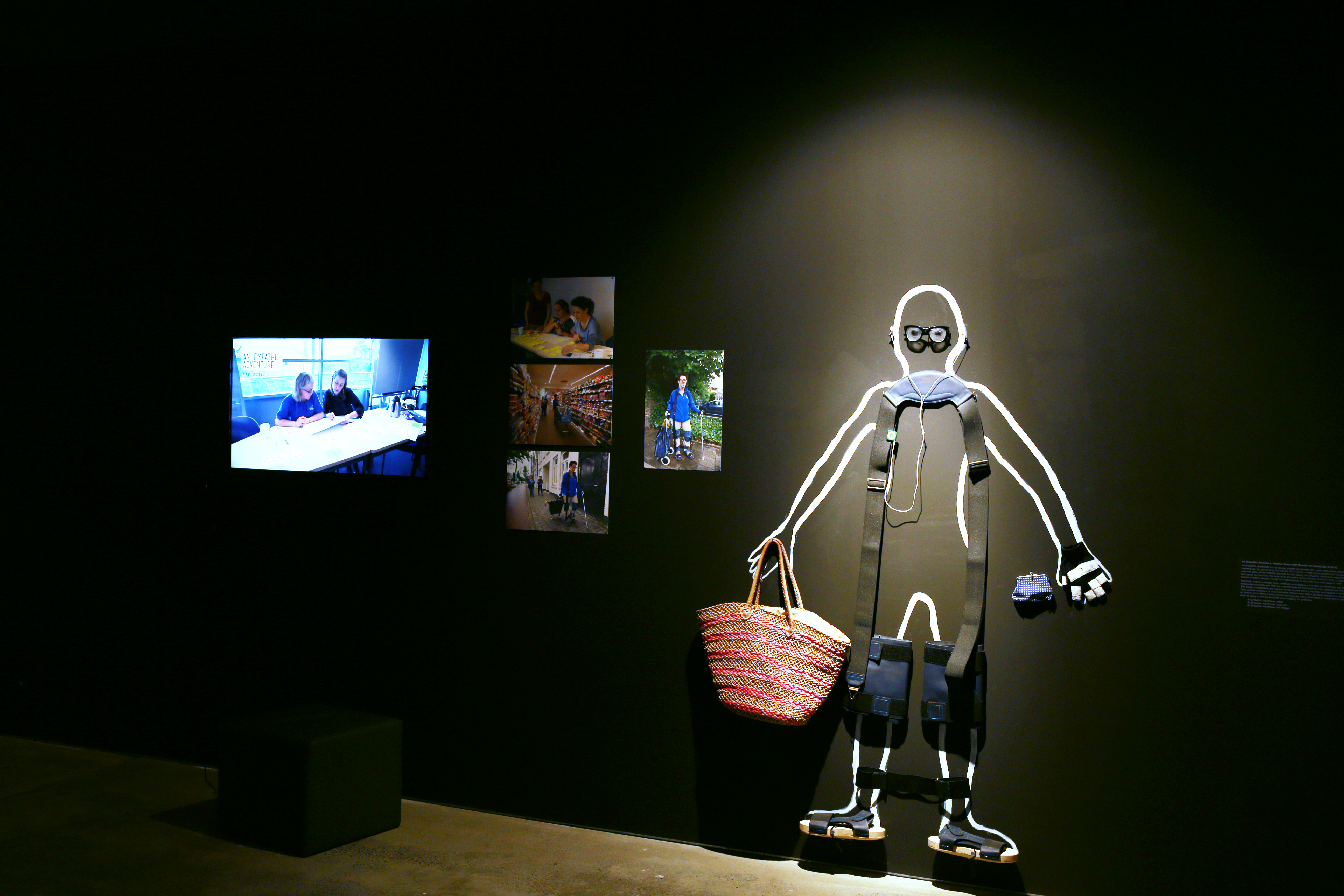 Heather Daam and Maartje Van Gestel, An Empathic Adventure 2013. Installation view, 'Feral Experiment: New Design Thinking', UNSW Galleries, 2014. Photograph: Britta Campion