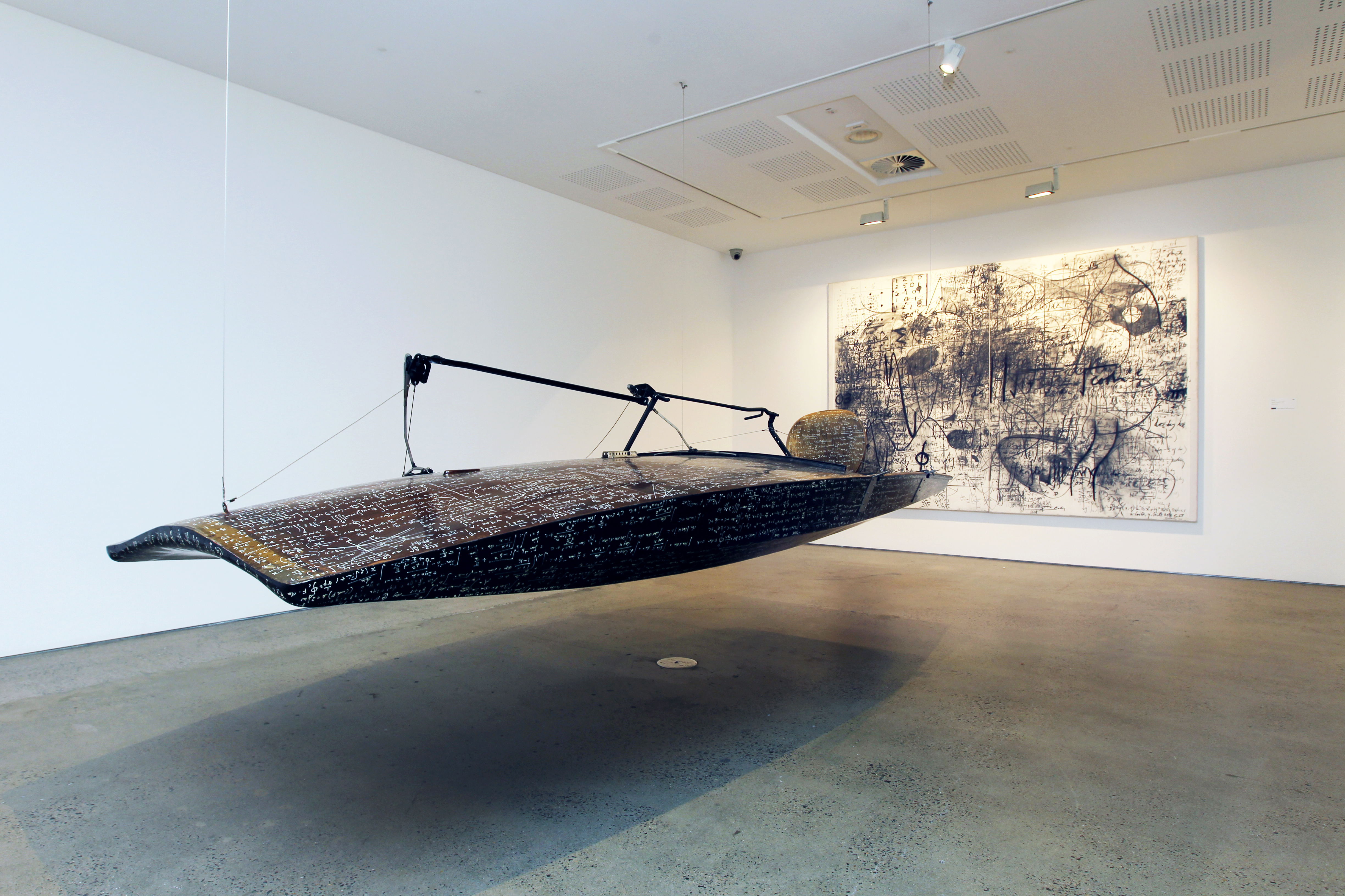Installation view, 'Refiguring Dystopia: Richard Goodwin 1991-2012'. UNSW Galleries, 2014. Photograph: Britta Campion