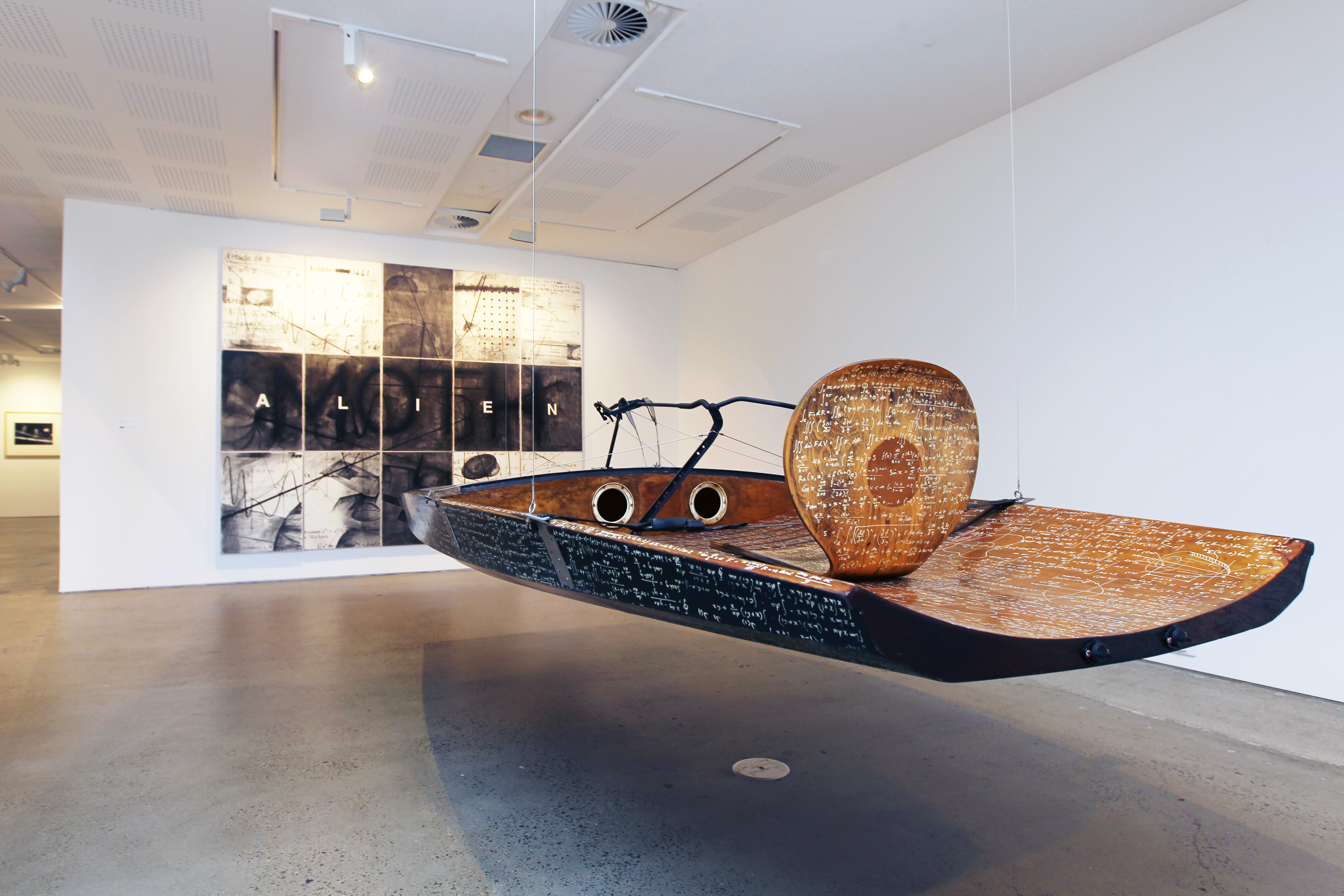 RInstallation view, 'Refiguring Dystopia: Richard Goodwin 1991-2012'. UNSW Galleries, 2014. Photograph: Britta Campion