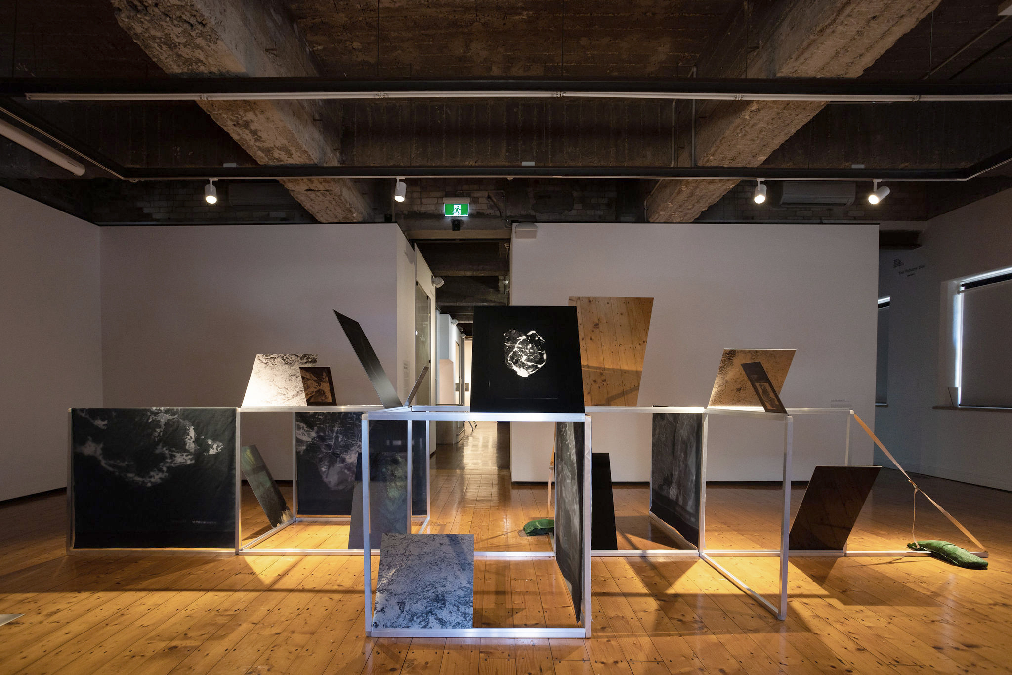 Installation view, 'Izabela Pluta: Nihilartikel' at Watt Space Gallery 2022. Image courtesy of Ben Adams
