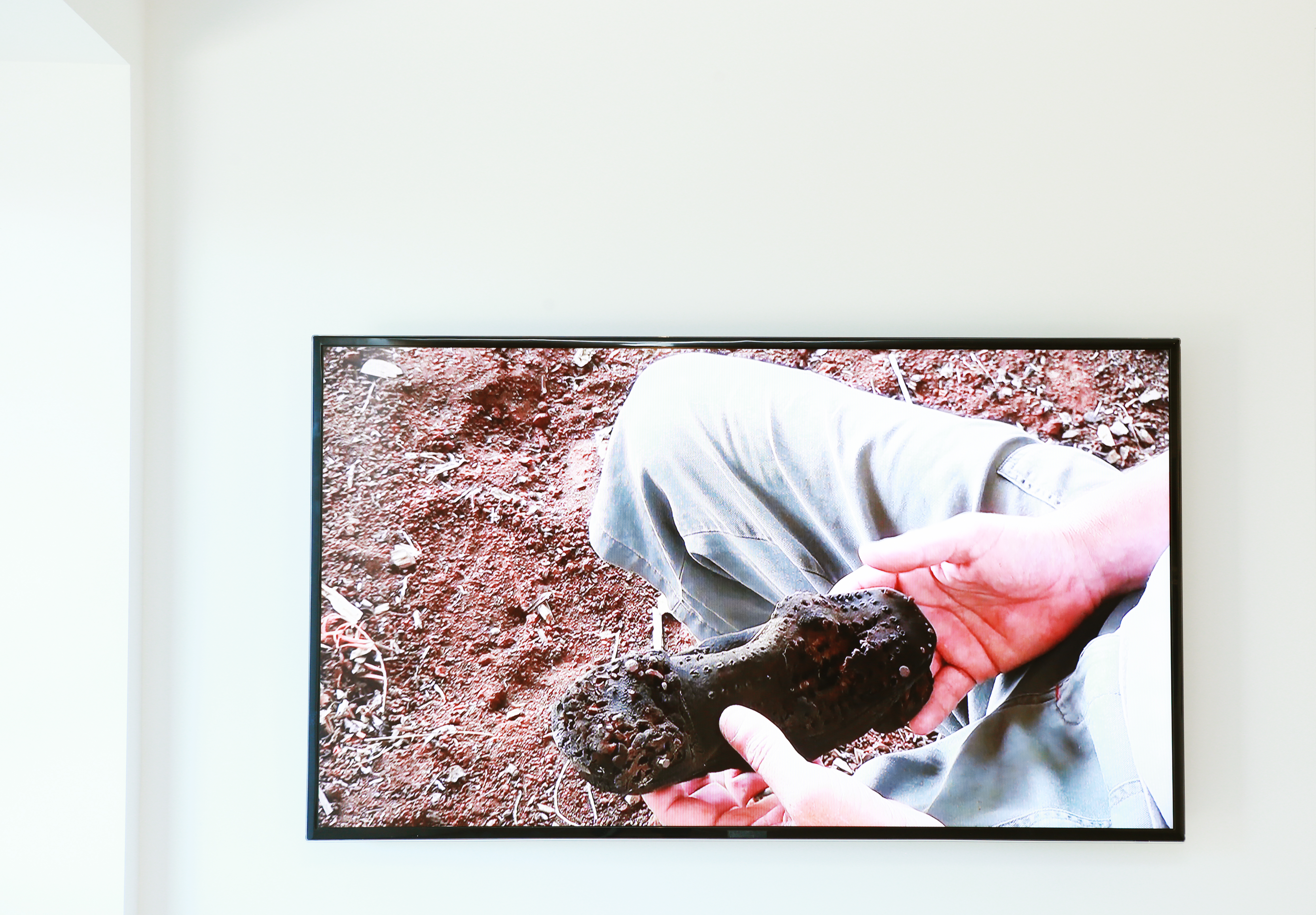 Julie Gough, Ode 2014. Installation view, 'The Skullbone Experiment', UNSW Galleries, 2014. Photograph: Britta Campion