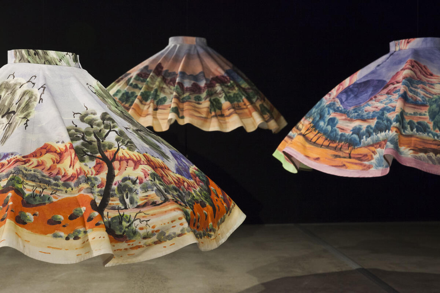 Installation view, 'We are in Wonder LAND: New Experimental Art from Central Australia', UNSW Galleries, 2015.