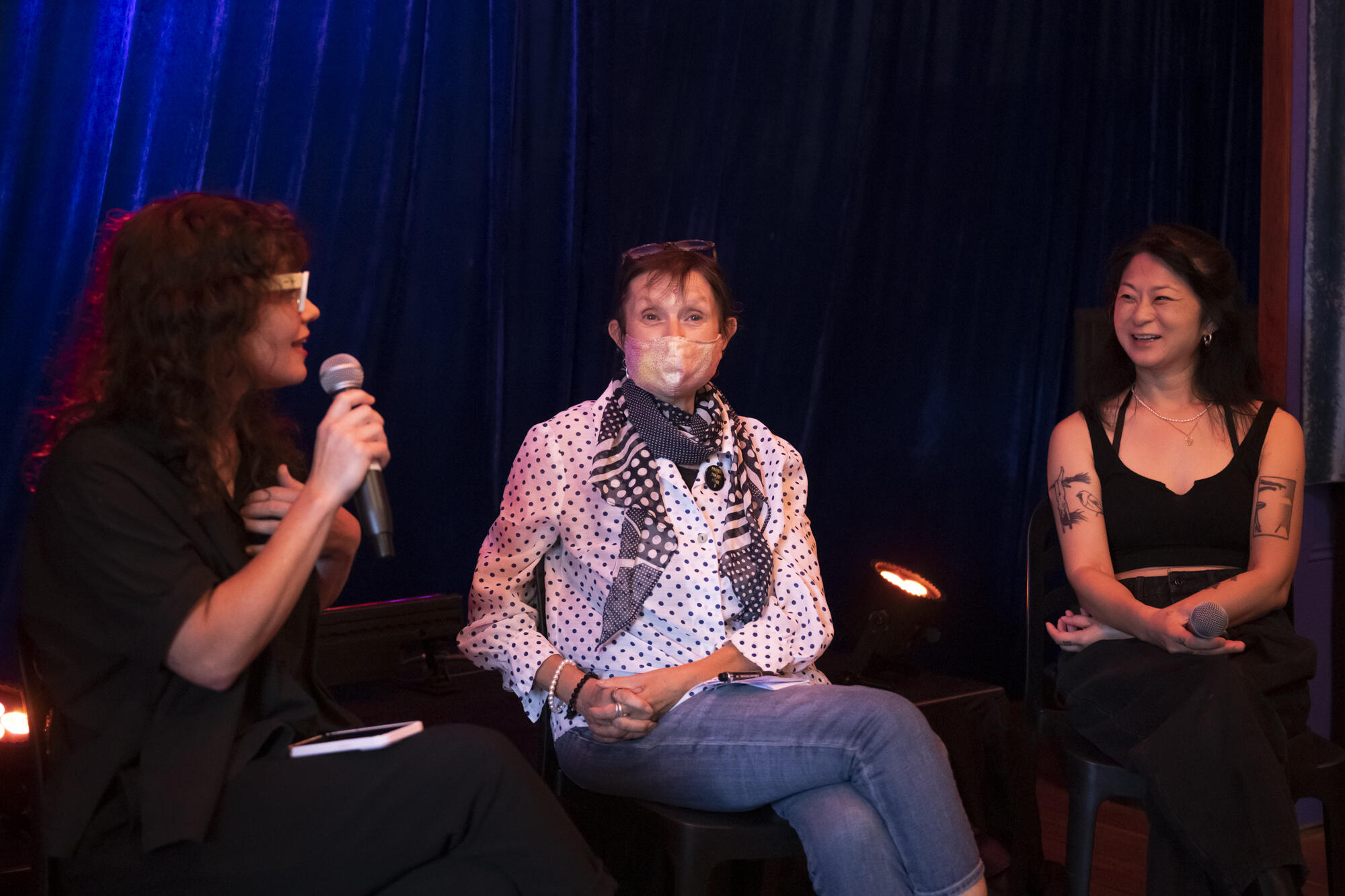 DIY Dykes for 'Eulogy for the Dyke Bar' at the National Art School Café, 2023. Photography: Cassandra Hannagan. 