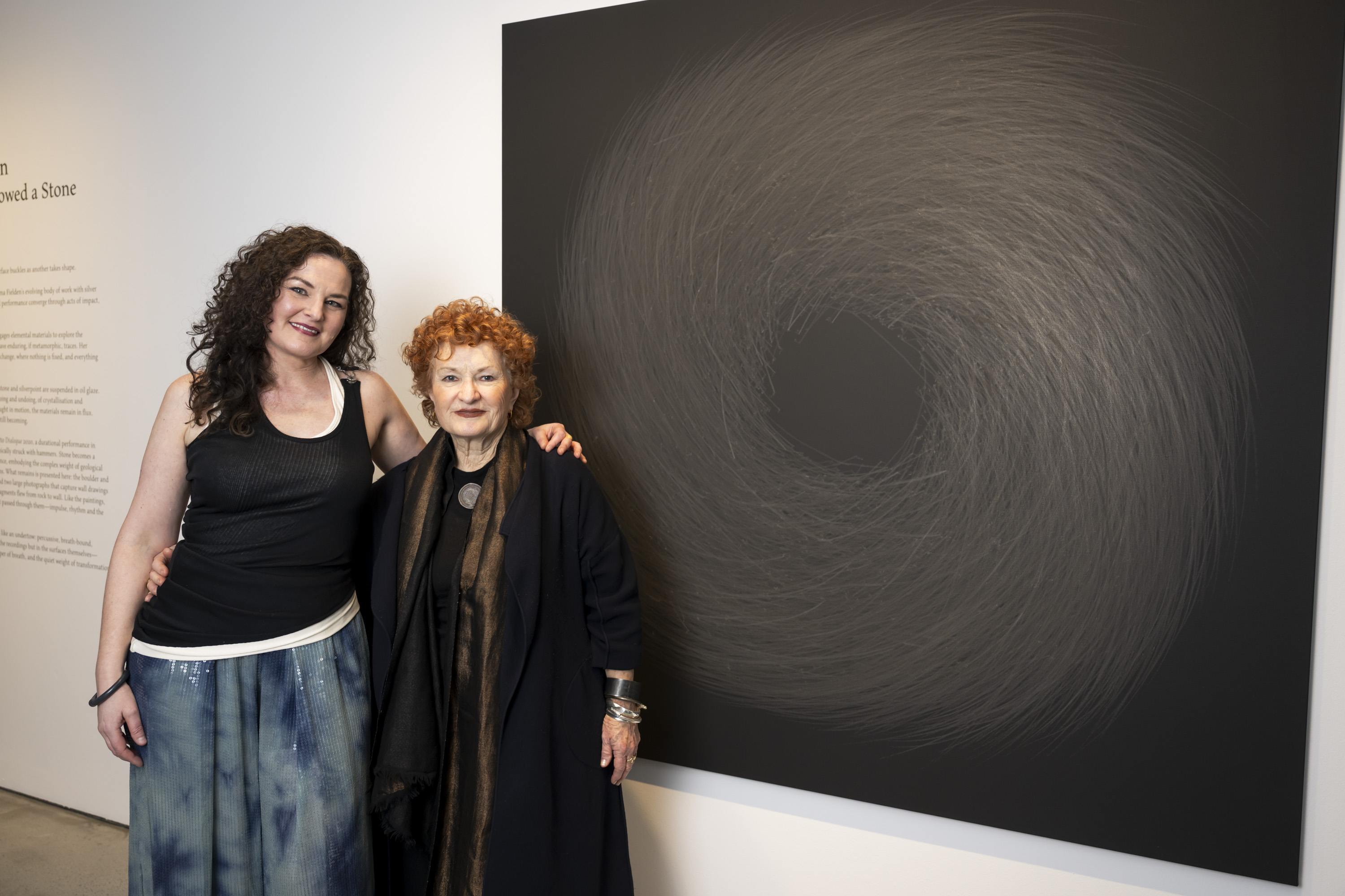 Emma Fielden and Julie Ewington