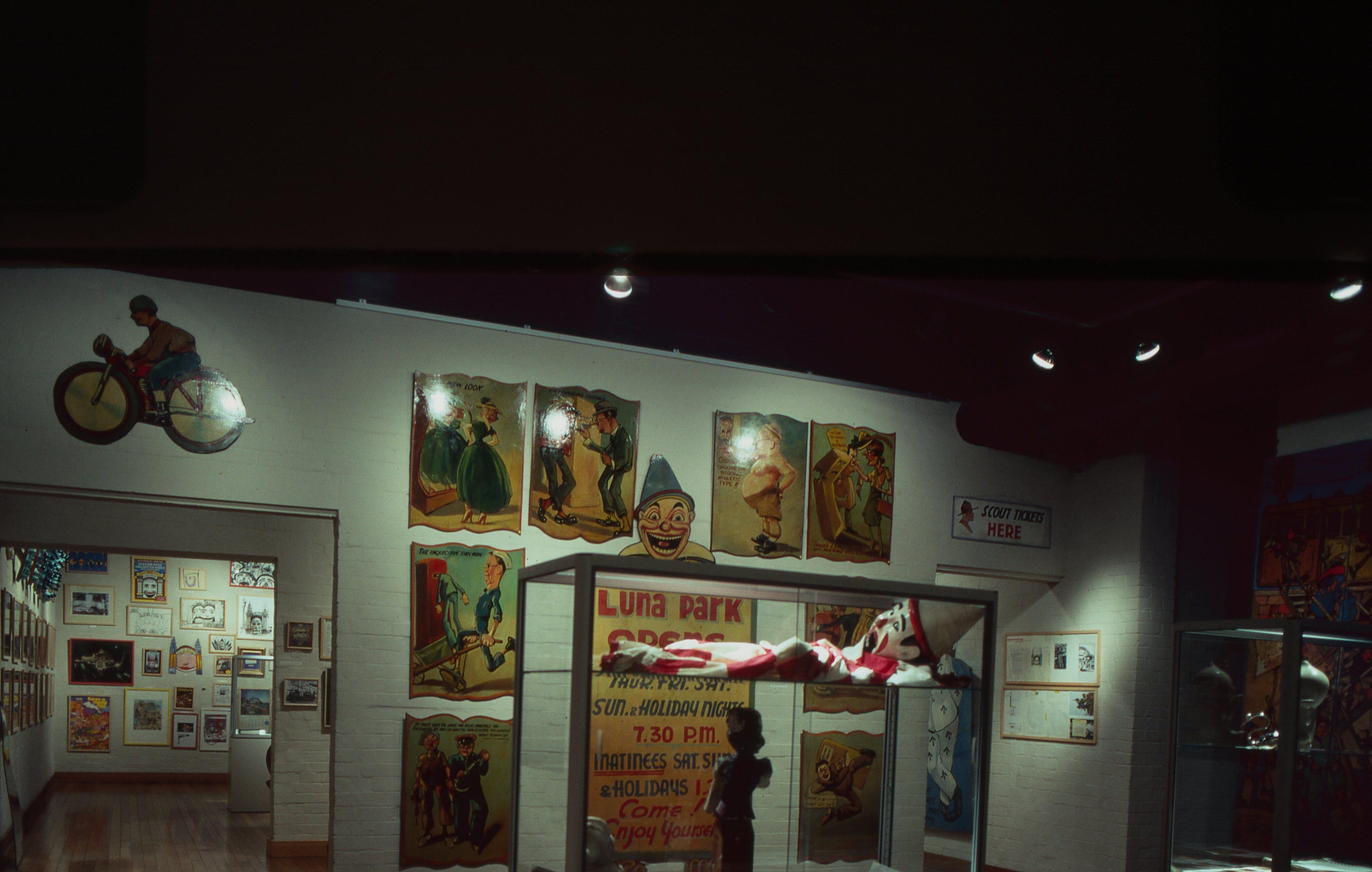 Installation view, 'Luna Images: The face of Sydney', Ivan Dougherty Gallery, Sydney, 1984. 
