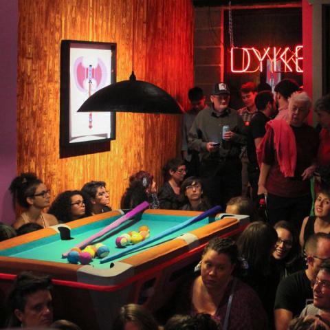 Macon Reed, Eulogy for the Dyke Bar 2016. Image courtesy: the artist