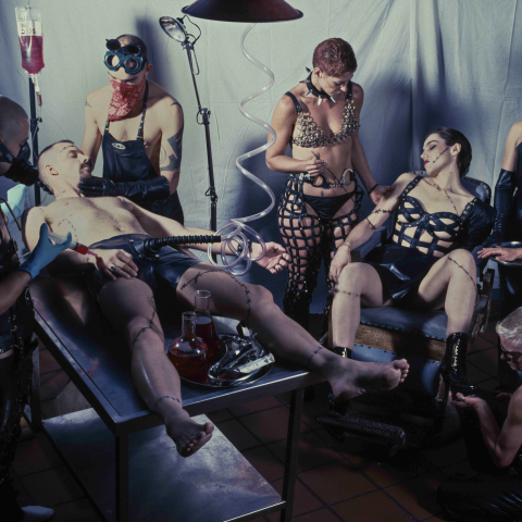 C.Moore Hardy, Promotional photograph for Inquisition V: Anatomica 1997, reprinted 2022. Courtesy of the artist and City of Sydney Archives