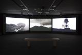 ​​​​​​​Installation view of three projectors