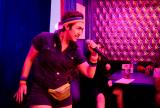 Dykes on Mics Karaoke for 'Macon Reed: Eulogy for the Dyke Bar' at the National Art School Café, 2023.