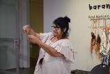 Workshop: Bush Jewellery with Debra Beale for 'Barangga: First Nations Design' at UNSW Galleries, 2023. 