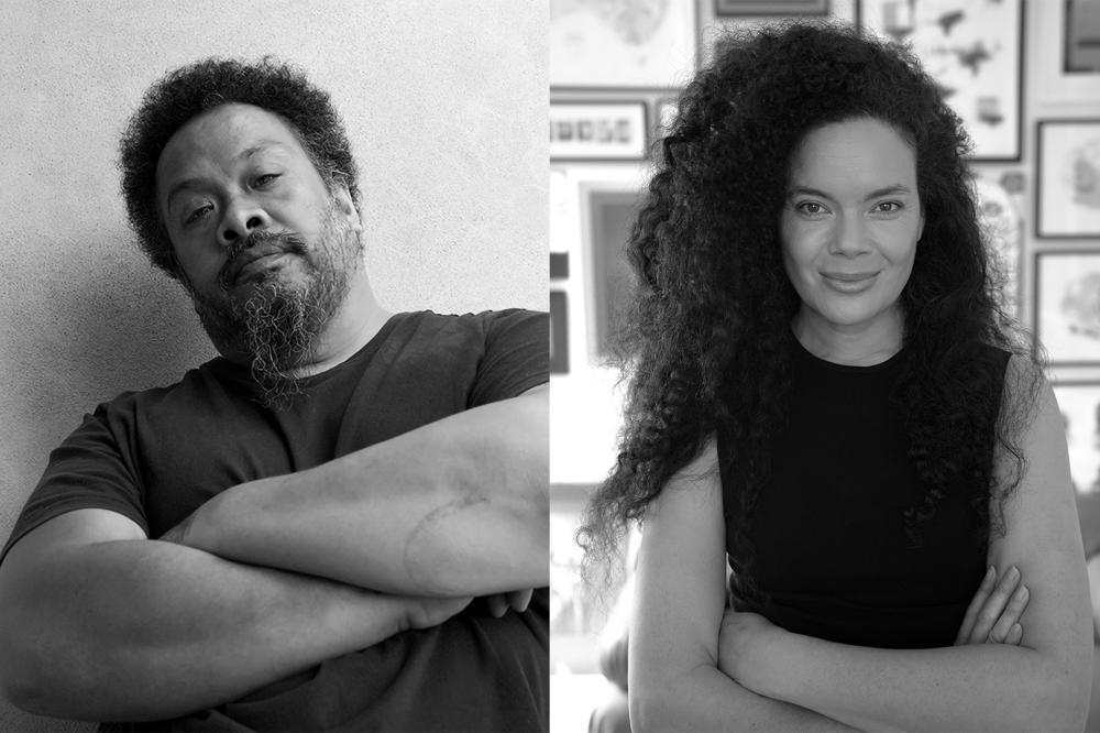 Portraits of artists Kalisolaite 'Uhila and Angela Tiatia